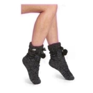 Ugg Pompom Fleece Lined Socks